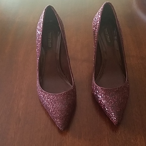 White House Black Market Shoes - White House Black Market sequin heels 6